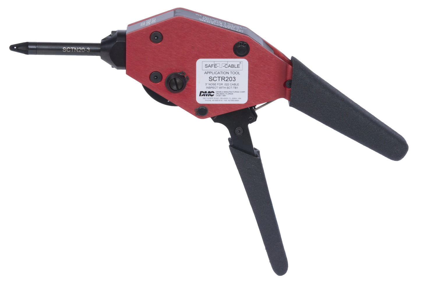 DMC SCTR203 .022" Adjustable Tension Safe-T-Cable Application Tool with 3" Nose