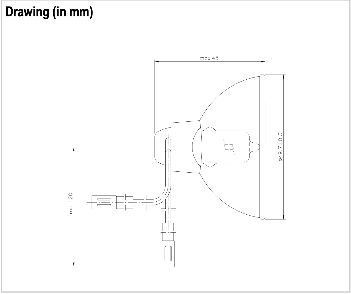 Narva 58382, 6146 LL 6,6A 45W Airfield Lamps (Qty. 2)