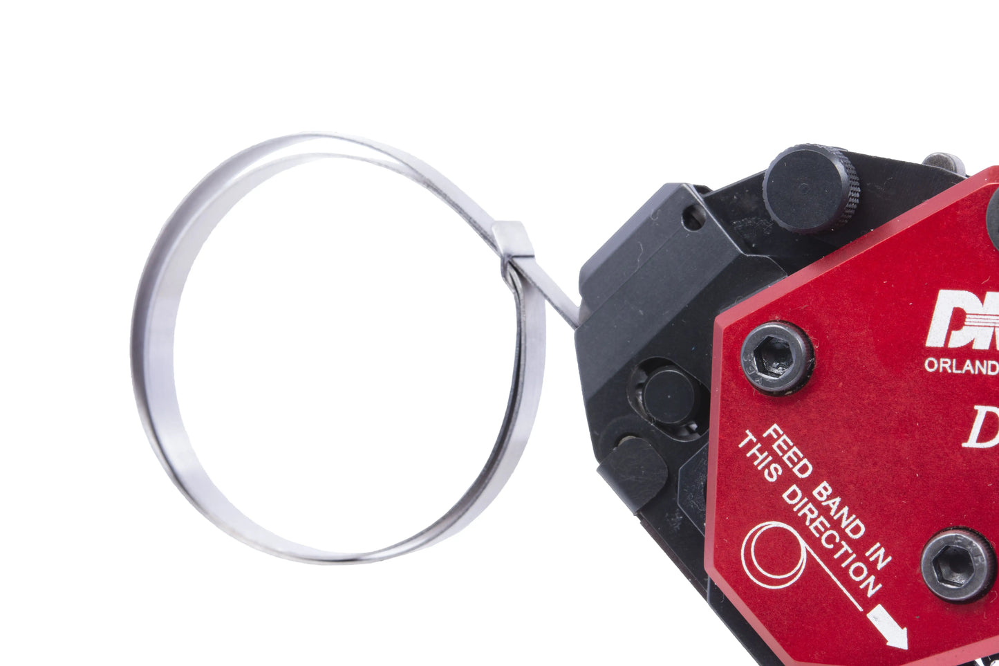 DMC DBS-2100 One-Step Banding Tool for .250 Wide Stamped EMI/RFI Shield Bands (M81306/1A)