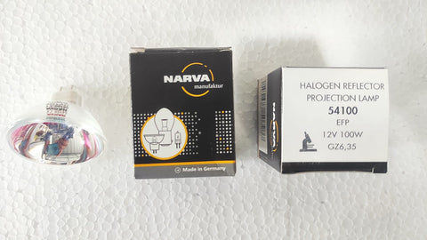 Narva 54100 12V 100W GZ6.35 Halogen Lamp (Qty.3)