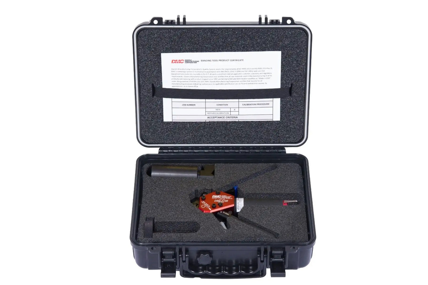 DMC DBS-2102 One-Step Banding Tool Kit for .250 Wide Stamped EMI/RFI Shield Bands (M81306/1-01)