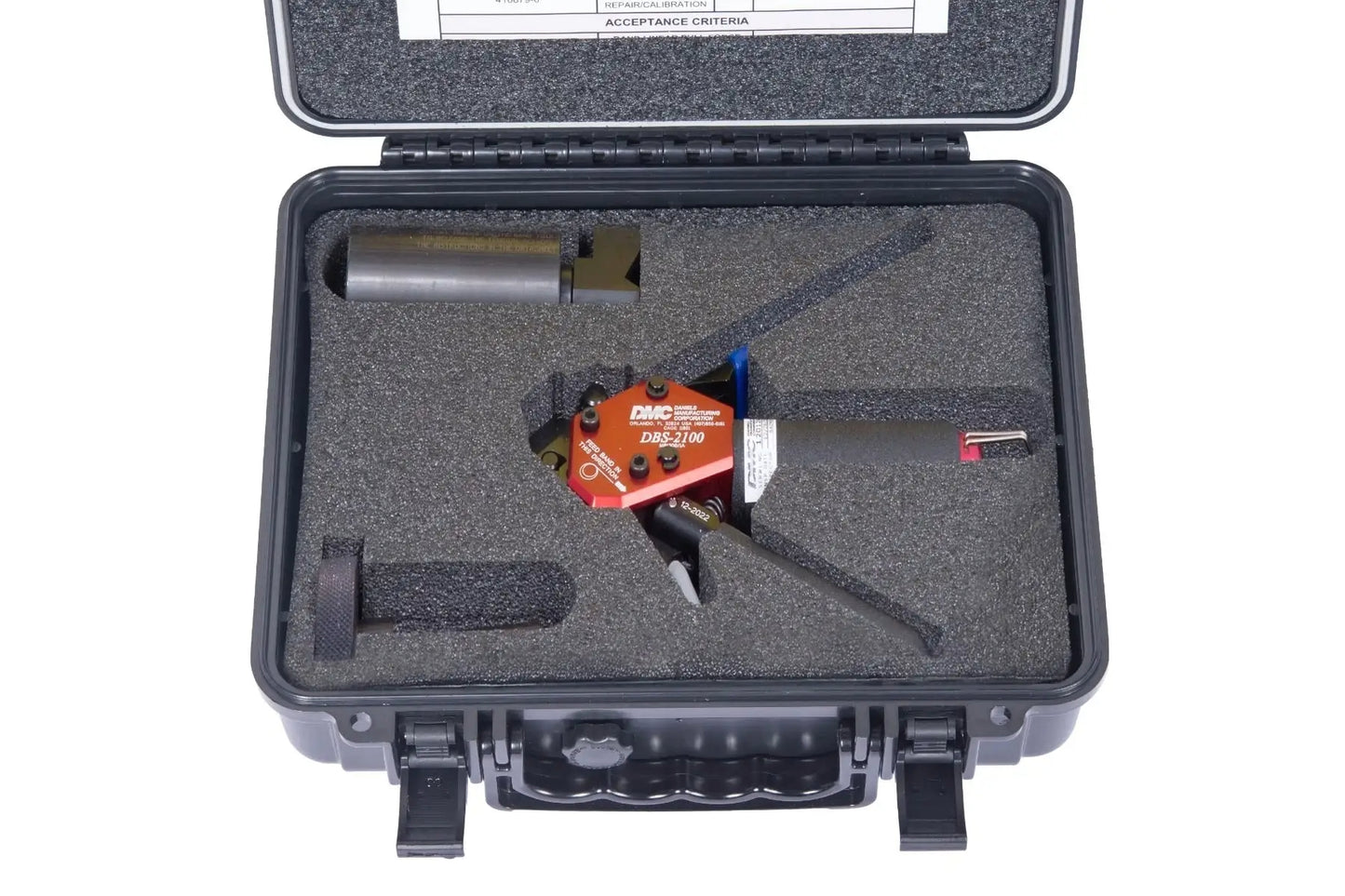 DMC DBS-2102 One-Step Banding Tool Kit for .250 Wide Stamped EMI/RFI Shield Bands (M81306/1-01)