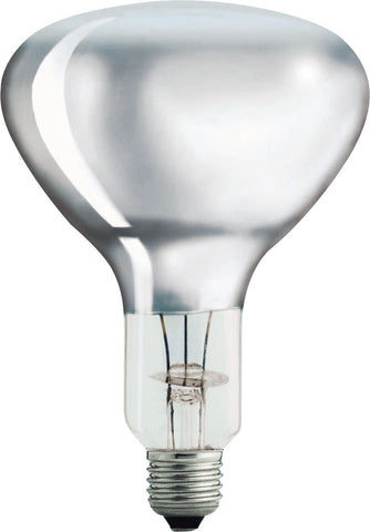 Philips R125 IR 375W E27 230-250V CL 1CT/10 InfraRed Industrial Heat Incandescent (Qty. 2)