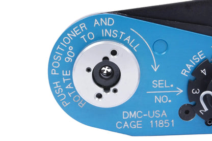 DMC AFM8 Adjustable Miniature 8 Indent Lower Range Crimp Tool