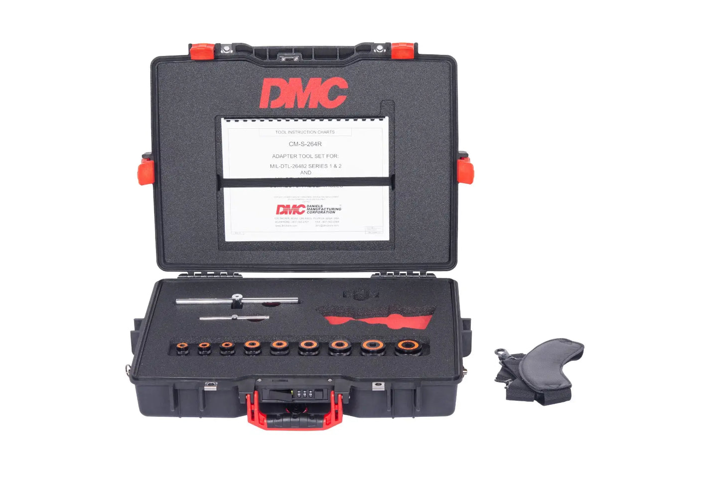 DMC CM-S-264R MIL-DTL-26482, MIL-DTL-38999, MIL-DTL-83723, Pattern 602 and 615 Adapter Tool Set