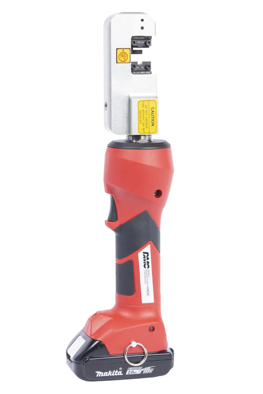 DMC HXE4C 1.5 Ton Battery-Powered Open Frame Crimp Tool for Use with Y Dies