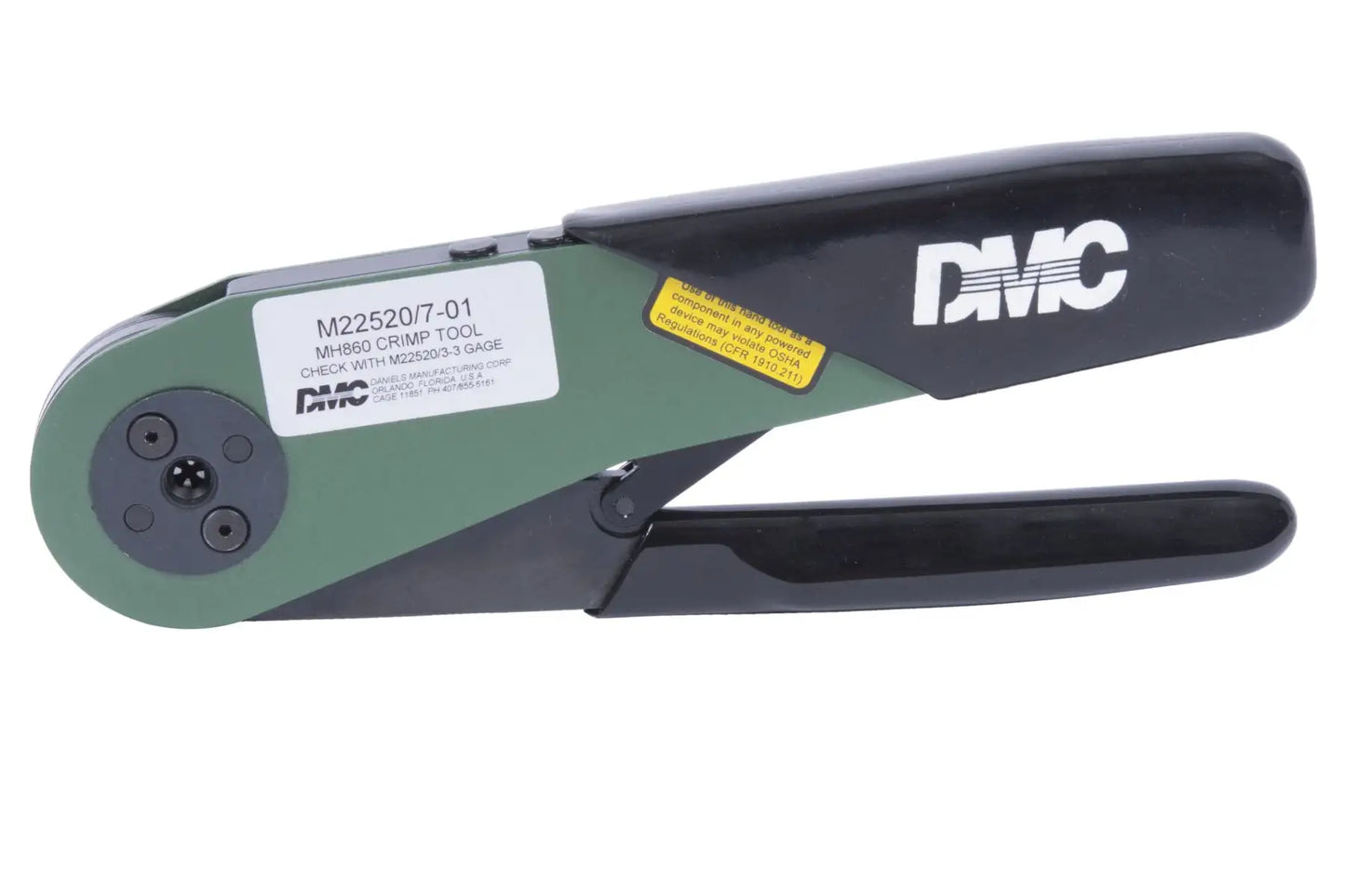 DMC MH860 Adjustable Middle Range 8 Indent Crimp Tool