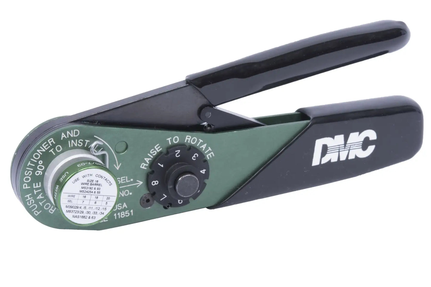 DMC MH860 Adjustable Middle Range 8 Indent Crimp Tool