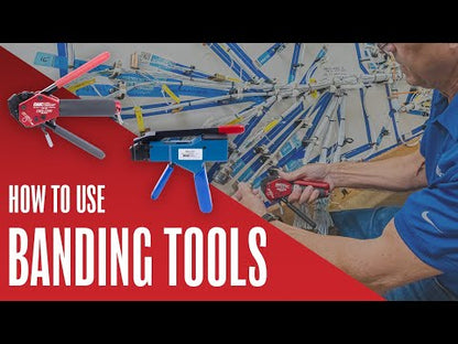 DMC DBS-2202 One-Step Banding Tool Kit for .125 Wide Stamped EMI/RFI Shield Bands (M81306/1B)