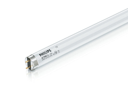 Philips Actinic BL TL-D 18W/10 1SL/25 (Qty. 8)