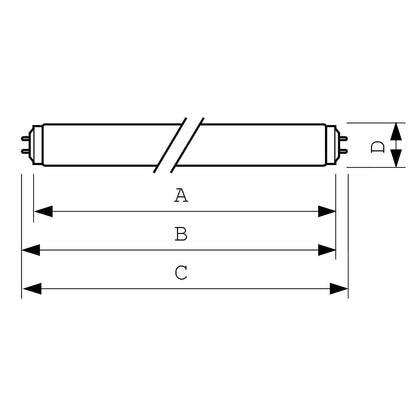 Philips Actinic BL TL-K 40W/10-R (Qty. 2)