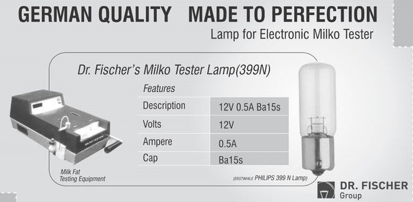 Dr. Fischer 399N (Philips 399N) 12V 0.5A Ba15s (Qty. 10)