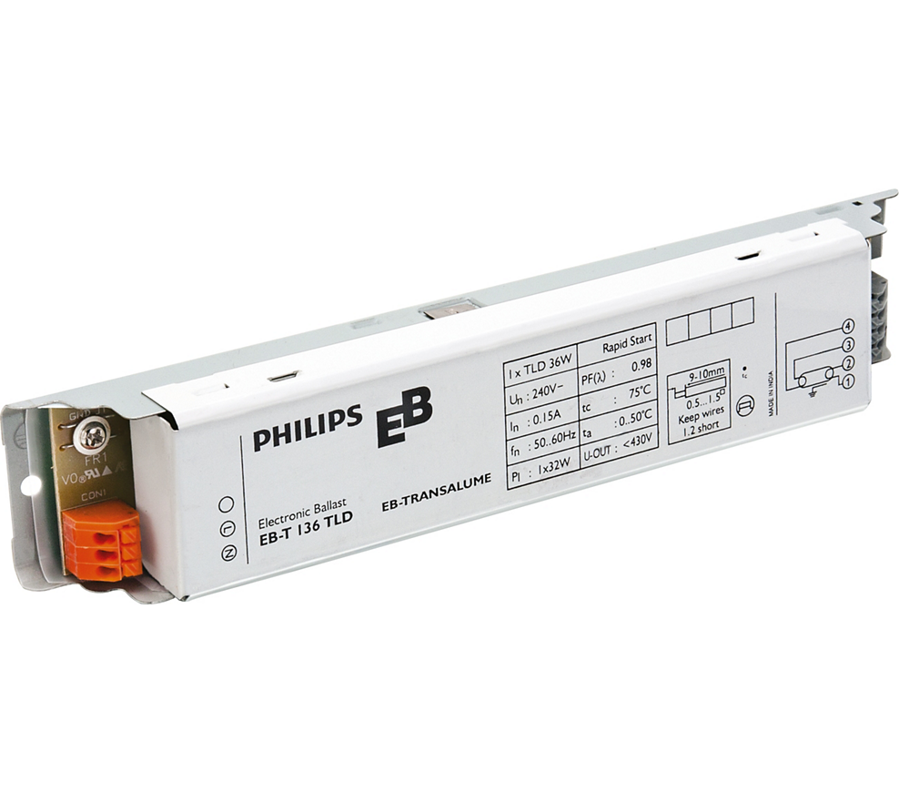 Philips EBT 136 TLD UV Lamp Ballast/Choke (Qty. 3)