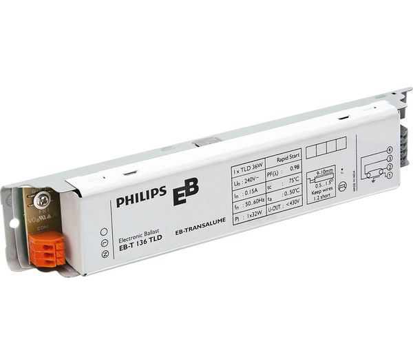 Philips EBT 136 TLD UV Lamp Ballast/Choke (Qty. 3)