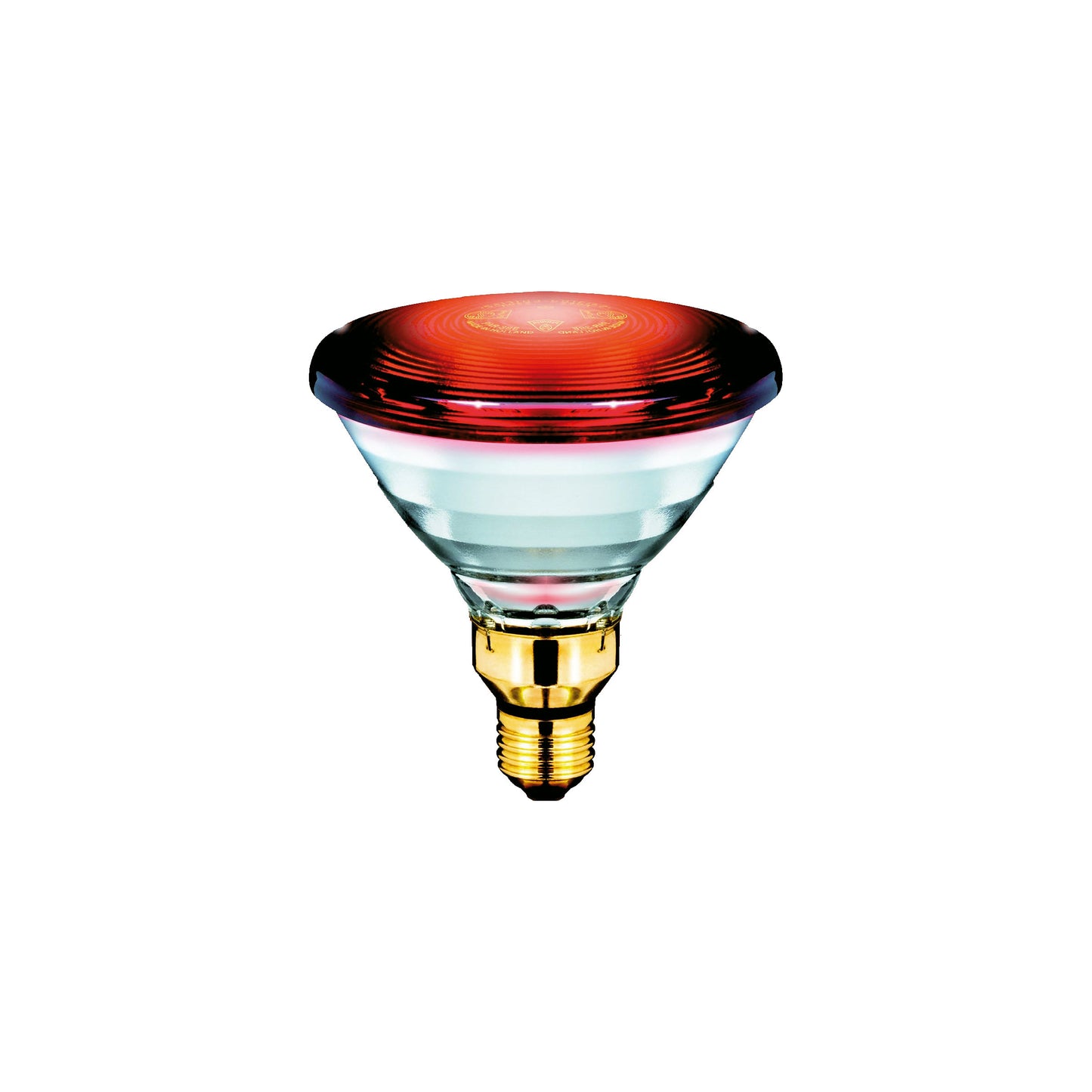 Philips PAR38 IR 150W E27 230V Red UNP/20 InfraRed Healthcare Heat Incandescent (Qty. 2)
