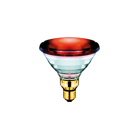 Philips PAR38 IR 150W E27 230V Red UNP/20 InfraRed Healthcare Heat Incandescent (Qty. 2)
