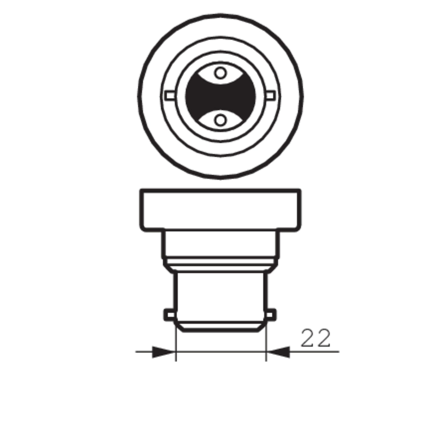 Philips SOX 35W BY22d 1SL/12 (Qty. 2)
