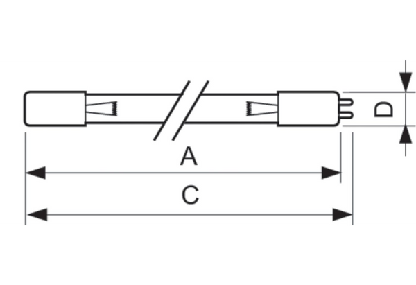 TUV 145W 64T5 HO 4P SE UNP/32 T5 (Qty. 2)