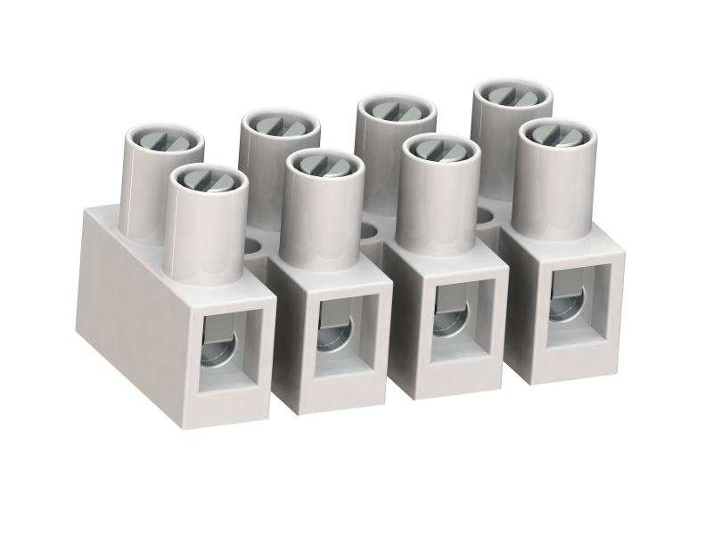 Weco 302/03 3-Pole Europe Type Connectors-Socket Terminal Strips (Qty. 80)